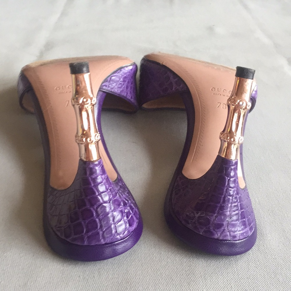 Tom Ford's Last Gucci Runway Purple Crocodile - Picture 4 of 8